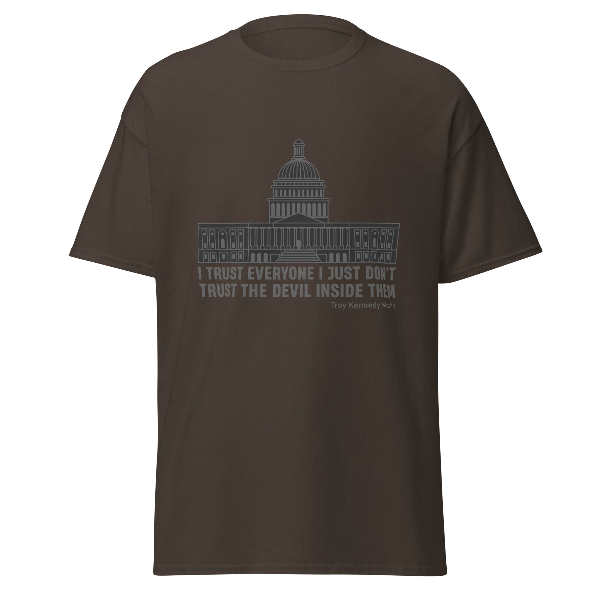 Liberty & Lead Apparel Dark Chocolate / S I Trust 2 - Men's Classic Tee