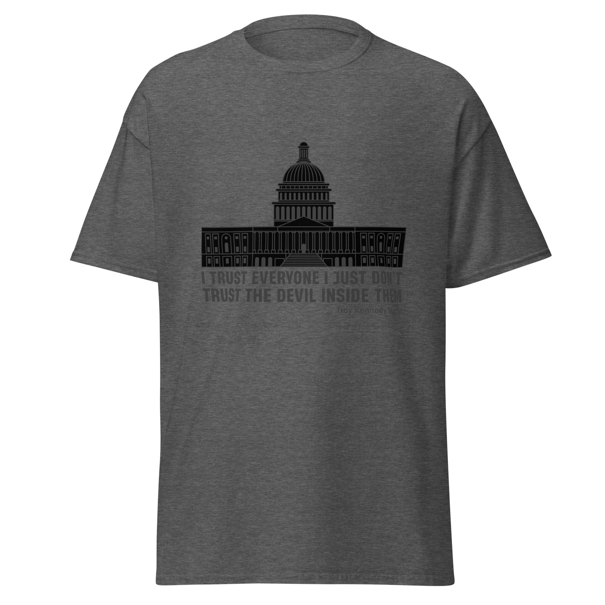 Liberty & Lead Apparel Dark Heather / S I Trust 2 - Men's Classic Tee