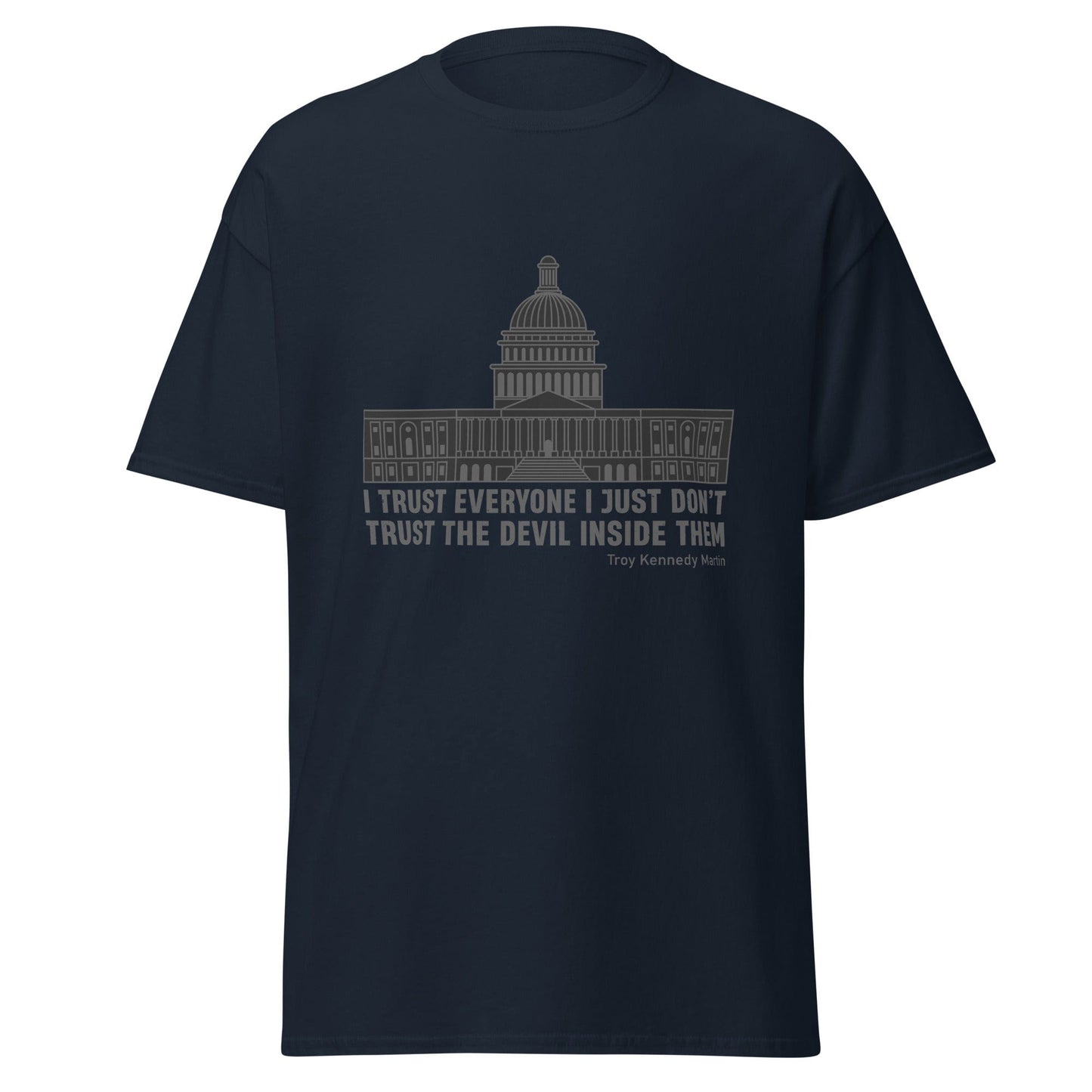 Liberty & Lead Apparel Navy / S I Trust 2 - Men's Classic Tee