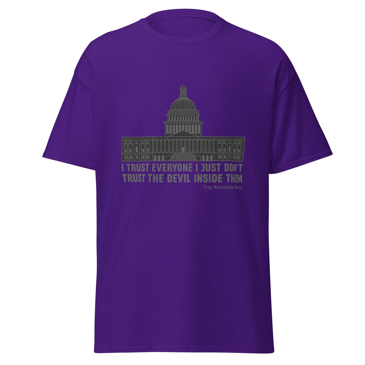 Liberty & Lead Apparel Purple / S I Trust 2 - Men's Classic Tee