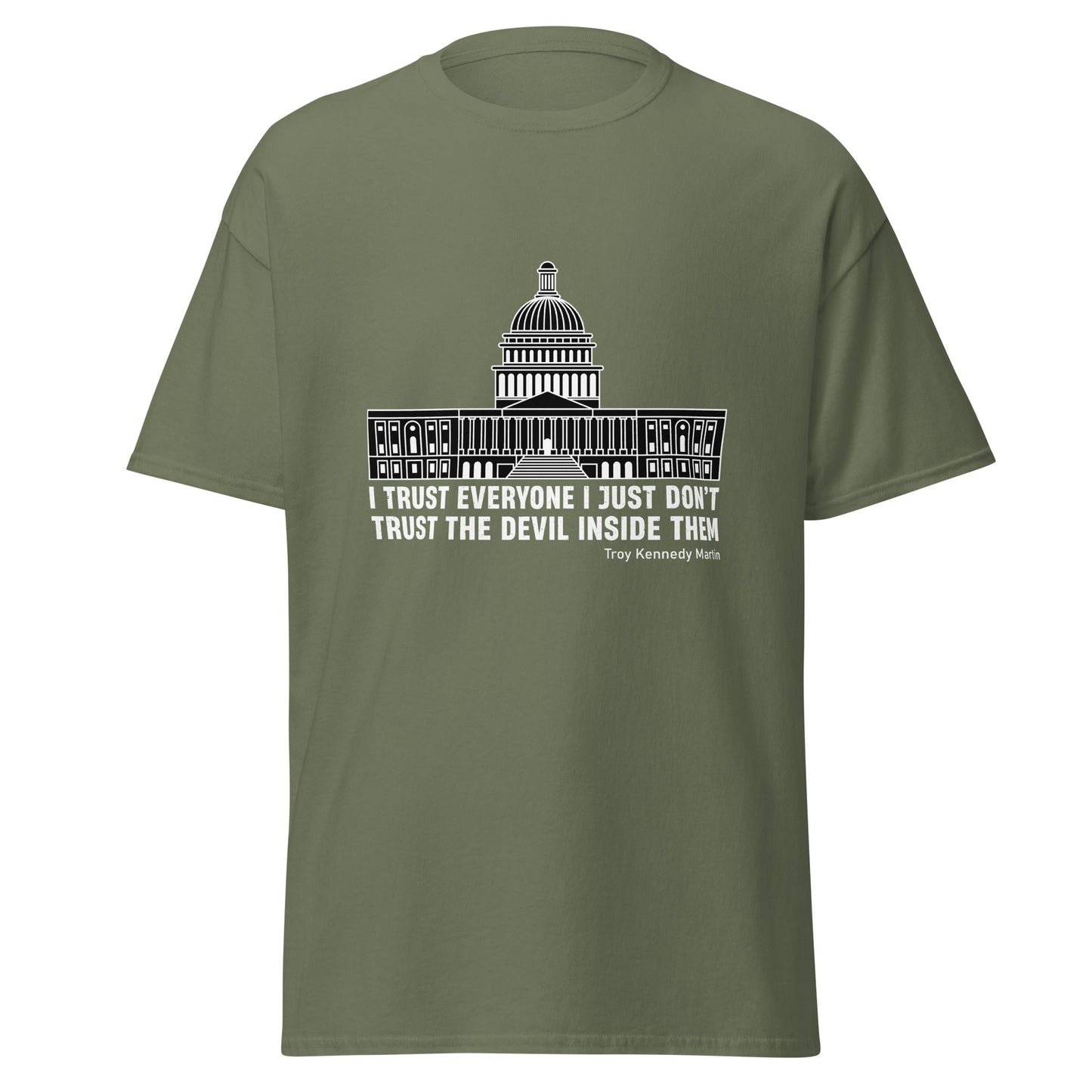 Liberty & Lead Apparel Military Green / S I Trust - Men's Classic Tee