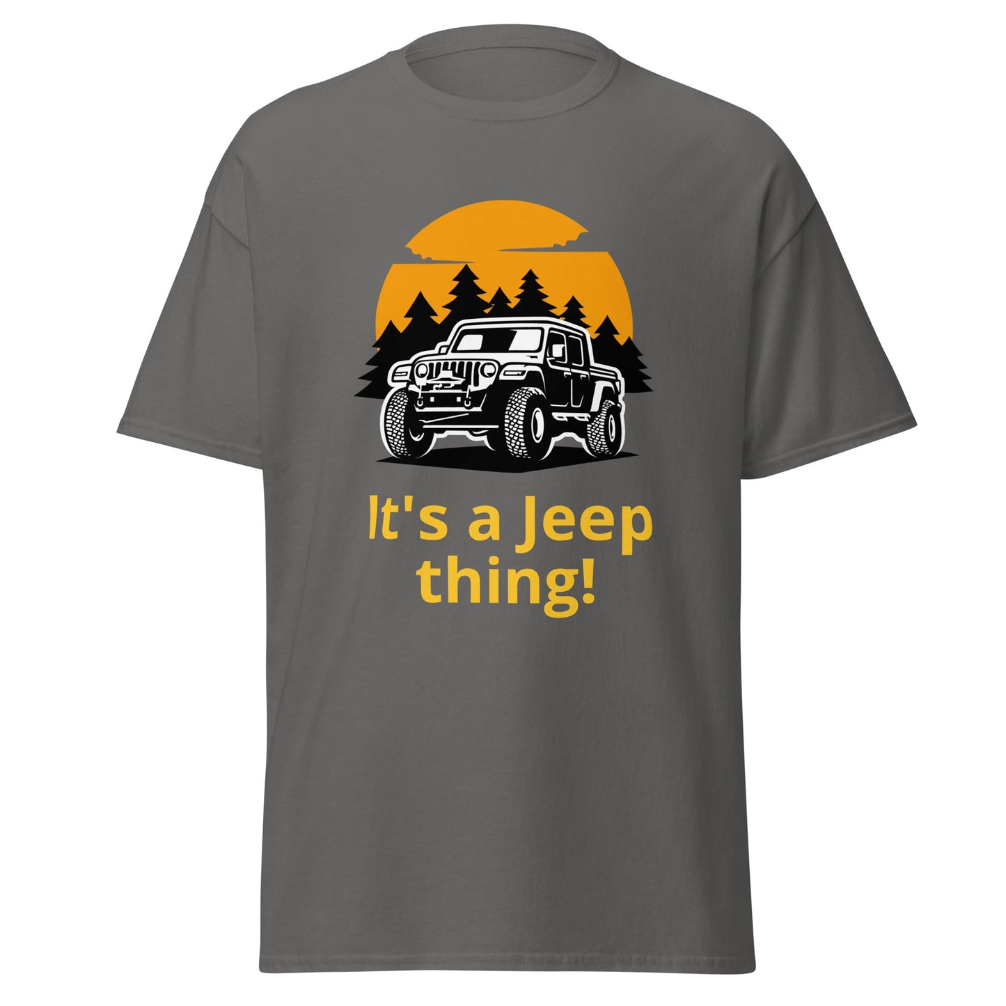 Liberty & Lead Apparel Charcoal / S It's a Jeep Thing / Jeep Lovers / Ain't Nothin' But / Off Road Enthusiast - Men's Classic Tee