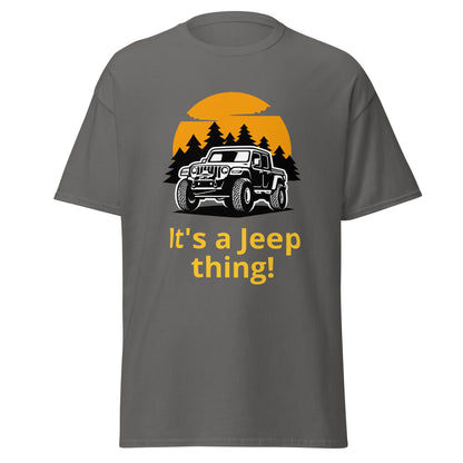 Liberty & Lead Apparel Charcoal / S It's a Jeep Thing / Jeep Lovers / Ain't Nothin' But / Off Road Enthusiast - Men's Classic Tee