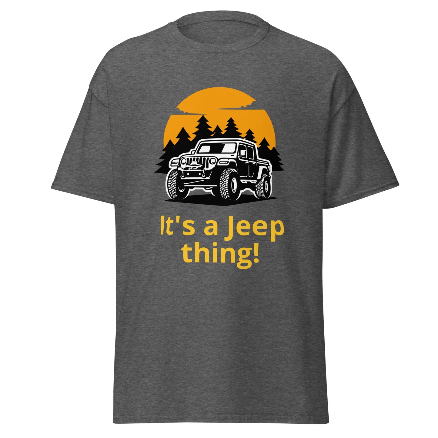 Liberty & Lead Apparel Dark Heather / S It's a Jeep Thing / Jeep Lovers / Ain't Nothin' But / Off Road Enthusiast - Men's Classic Tee