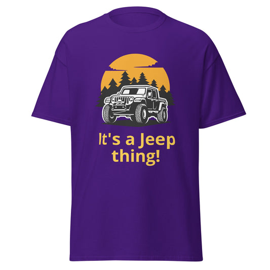 Liberty & Lead Apparel Purple / S It's a Jeep Thing / Jeep Lovers / Ain't Nothin' But / Off Road Enthusiast - Men's Classic Tee