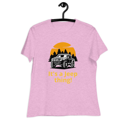 Liberty & Lead Apparel It's A Jeep Thing - Ladies Relaxed Tee