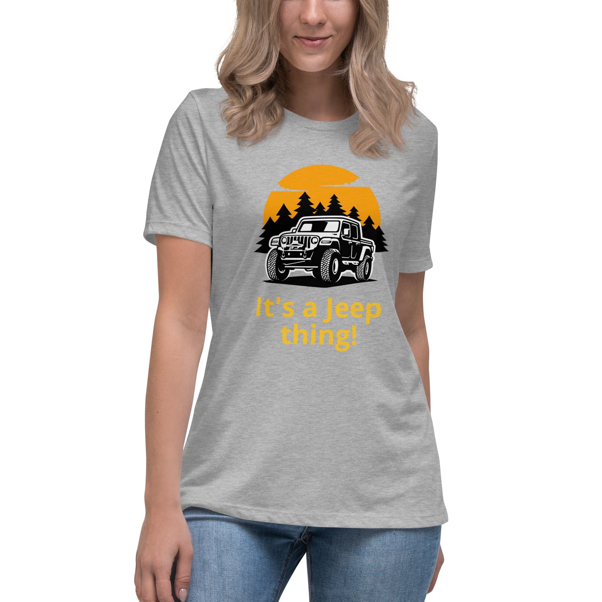 Liberty & Lead Apparel Athletic Heather / S It's A Jeep Thing