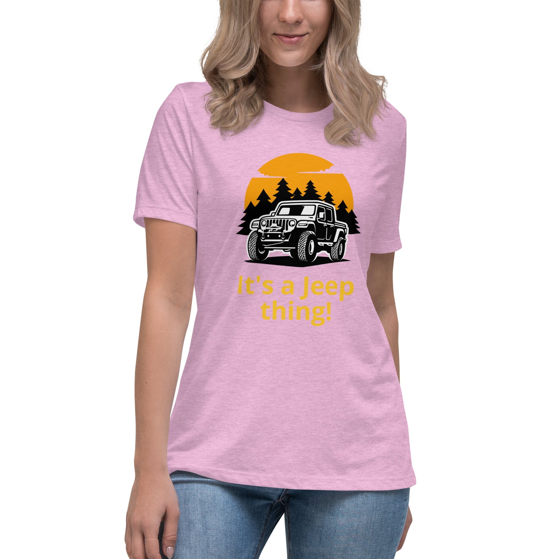 Liberty & Lead Apparel Heather Prism Lilac / S It's A Jeep Thing