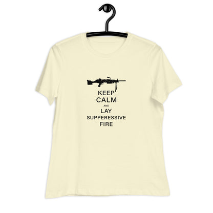 Liberty & Lead Apparel Keep Calm 2 - Ladies Relaxed Tee