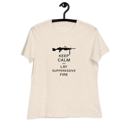 Liberty & Lead Apparel Keep Calm 2 - Ladies Relaxed Tee