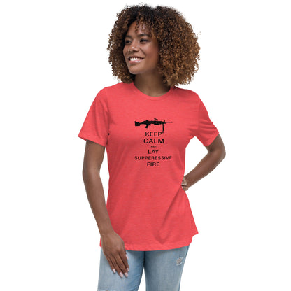 Liberty & Lead Apparel Heather Red / S Keep Calm 2