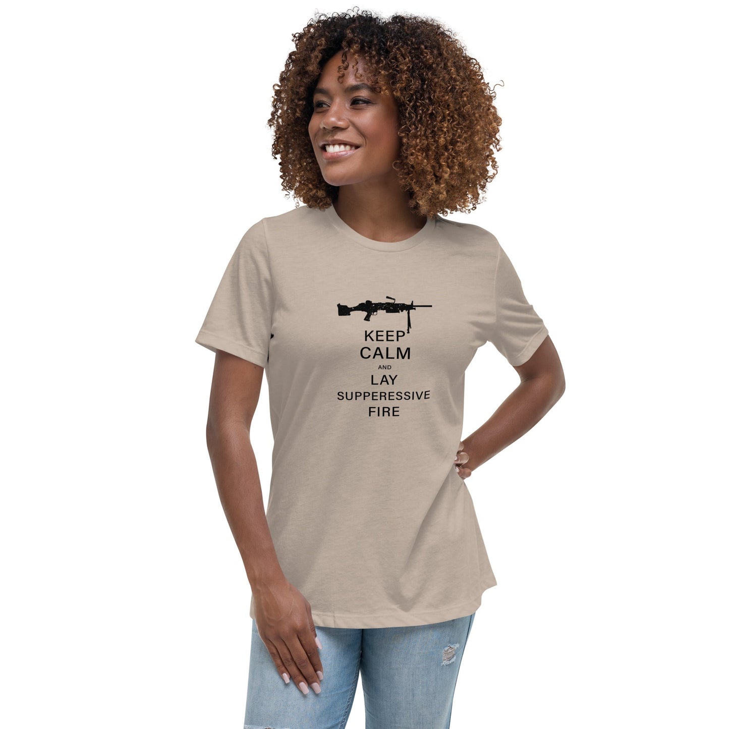 Liberty & Lead Apparel Heather Stone / S Keep Calm 2