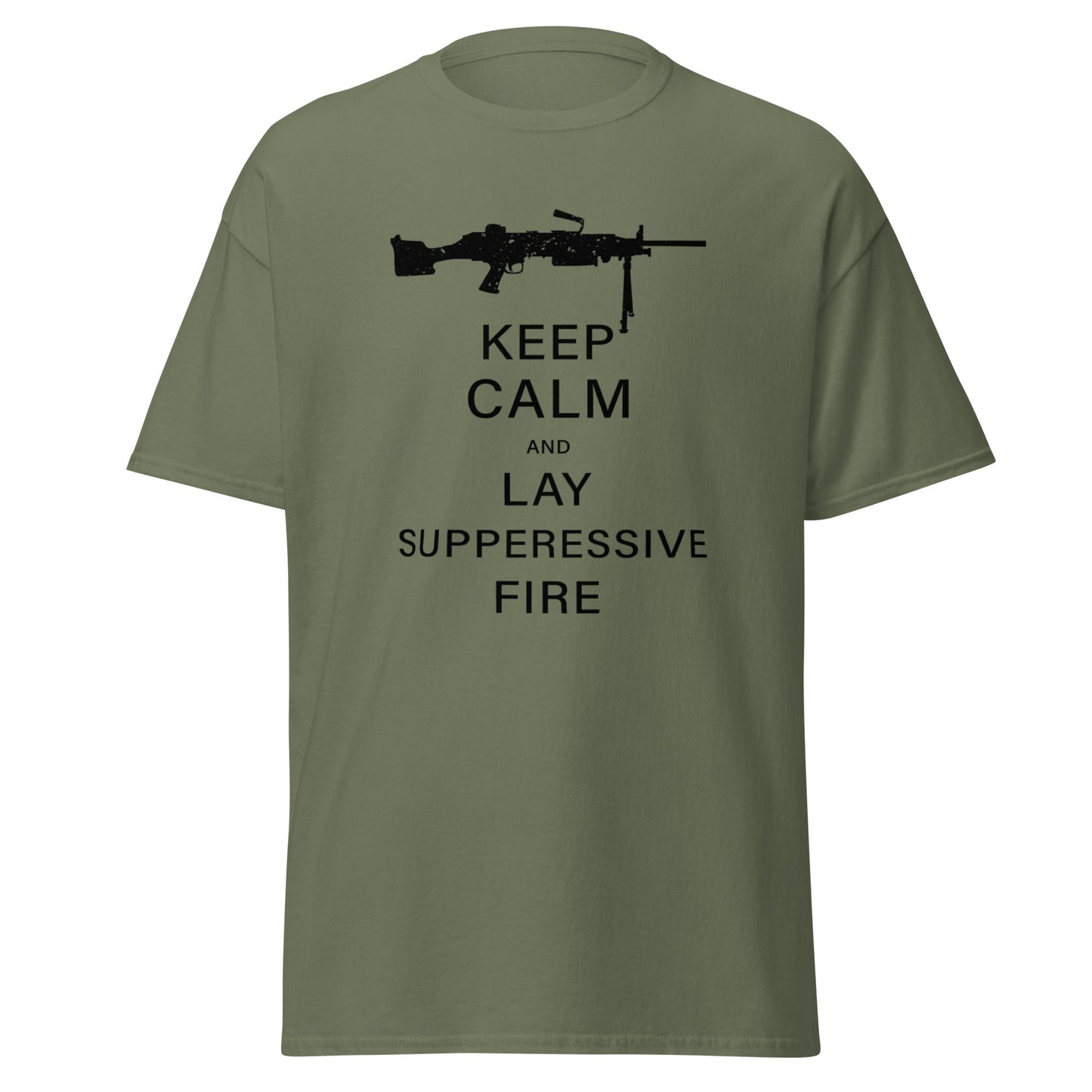 Liberty & Lead Apparel Military Green / S Keep Calm 2 - Men's Classic Tee