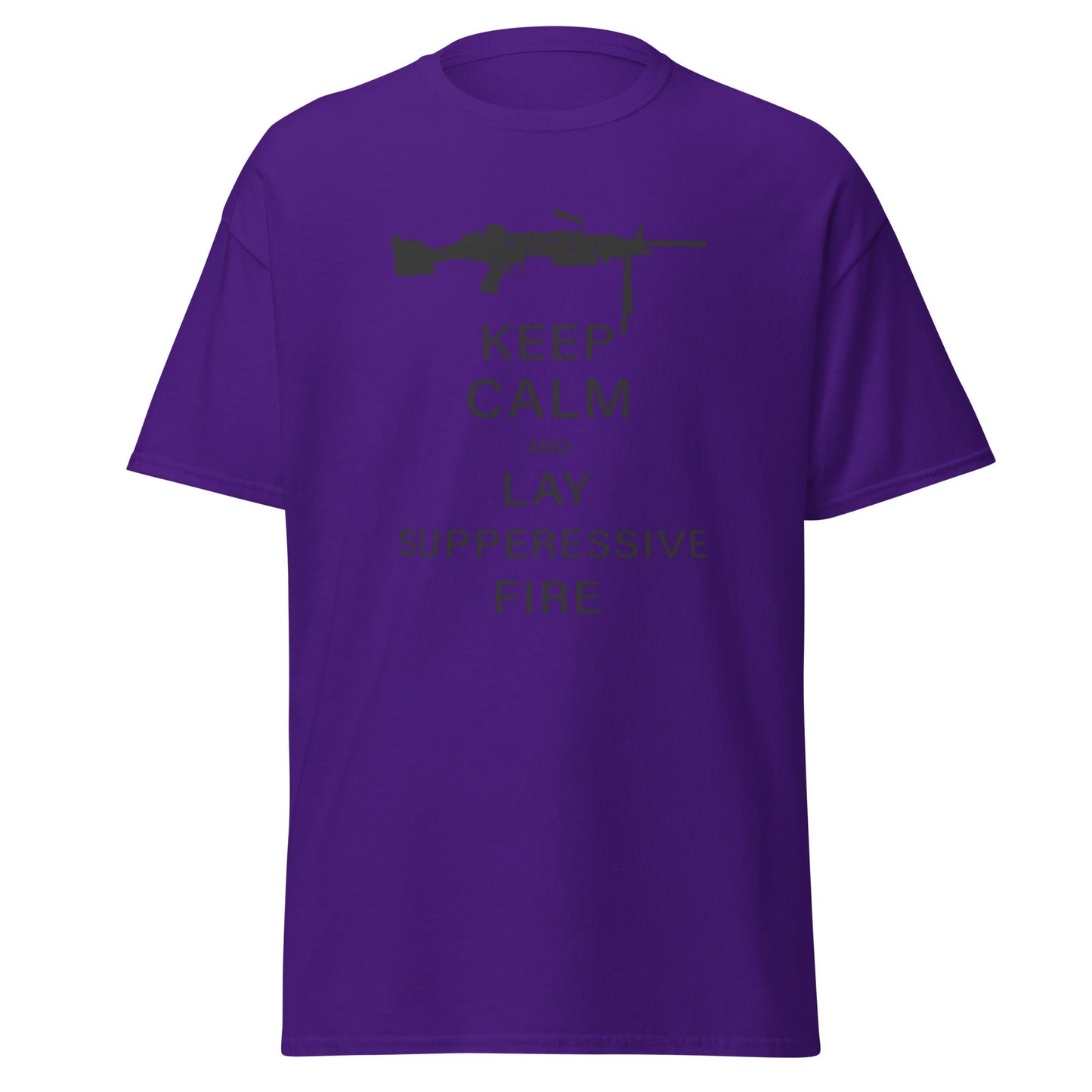 Liberty & Lead Apparel Purple / S Keep Calm 2 - Men's Classic Tee