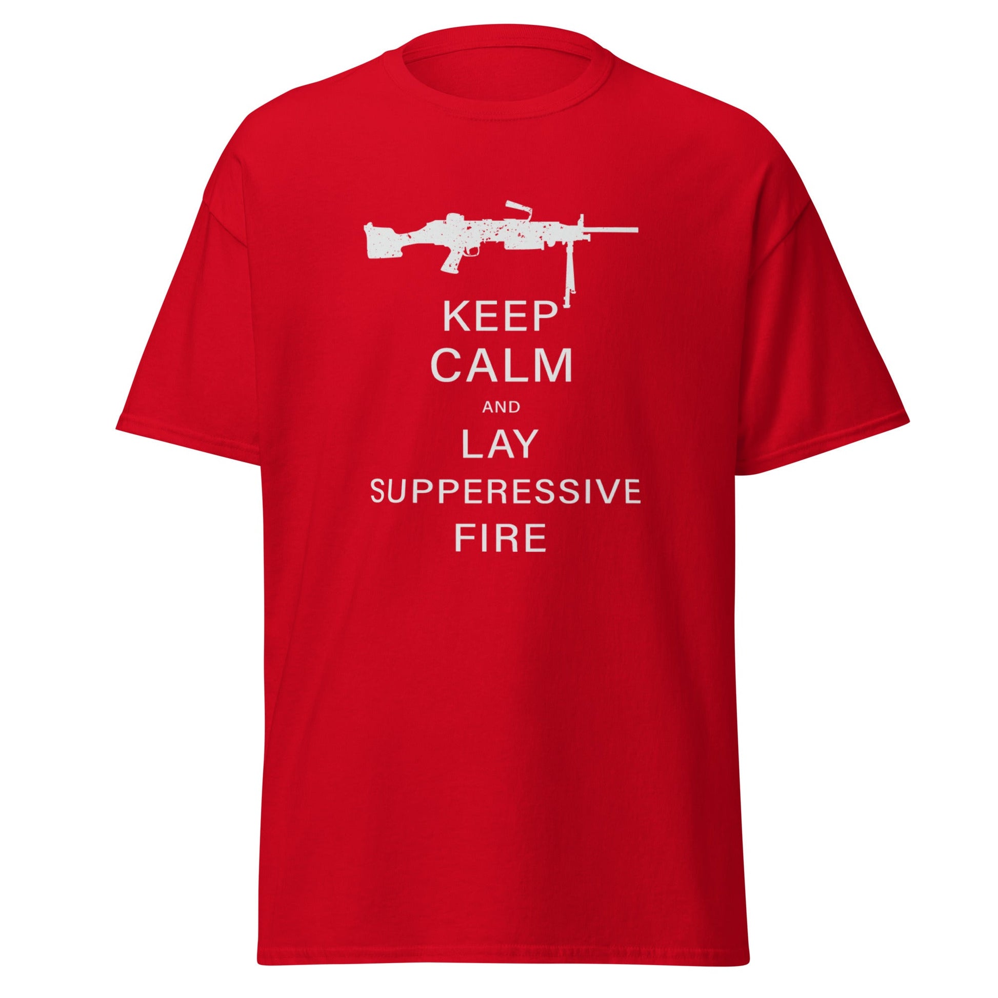 Liberty & Lead Apparel Red / S Keep Calm 2 - Men's Classic Tee