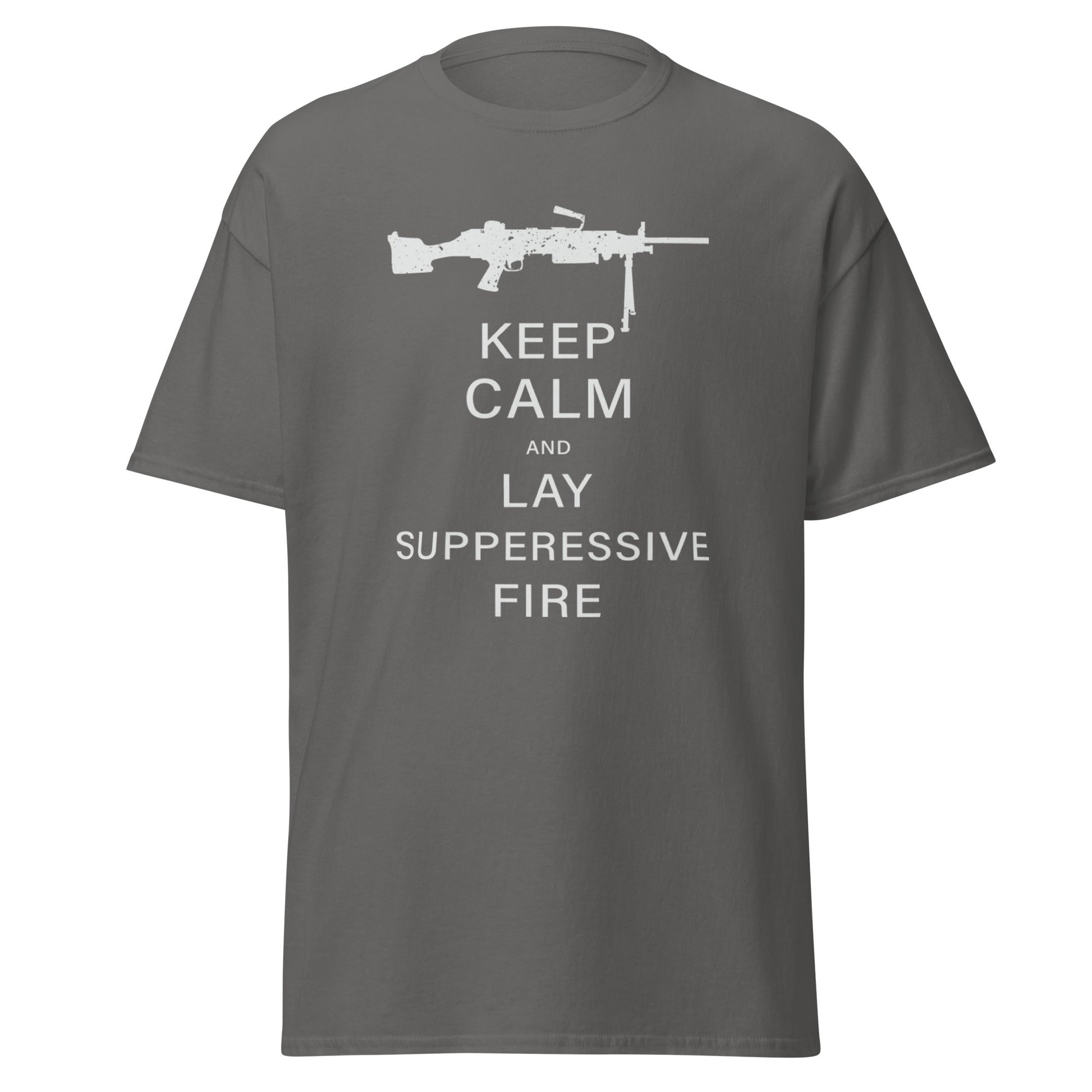 Liberty & Lead Apparel Charcoal / S Keep Calm - Men's Classic Tee