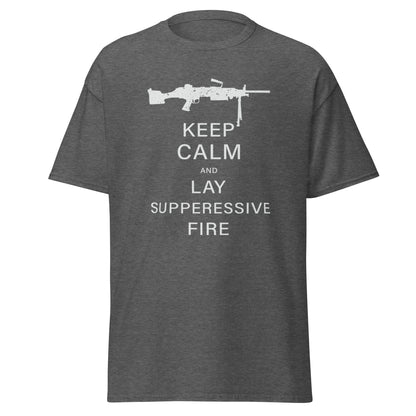 Liberty & Lead Apparel Dark Heather / S Keep Calm - Men's Classic Tee