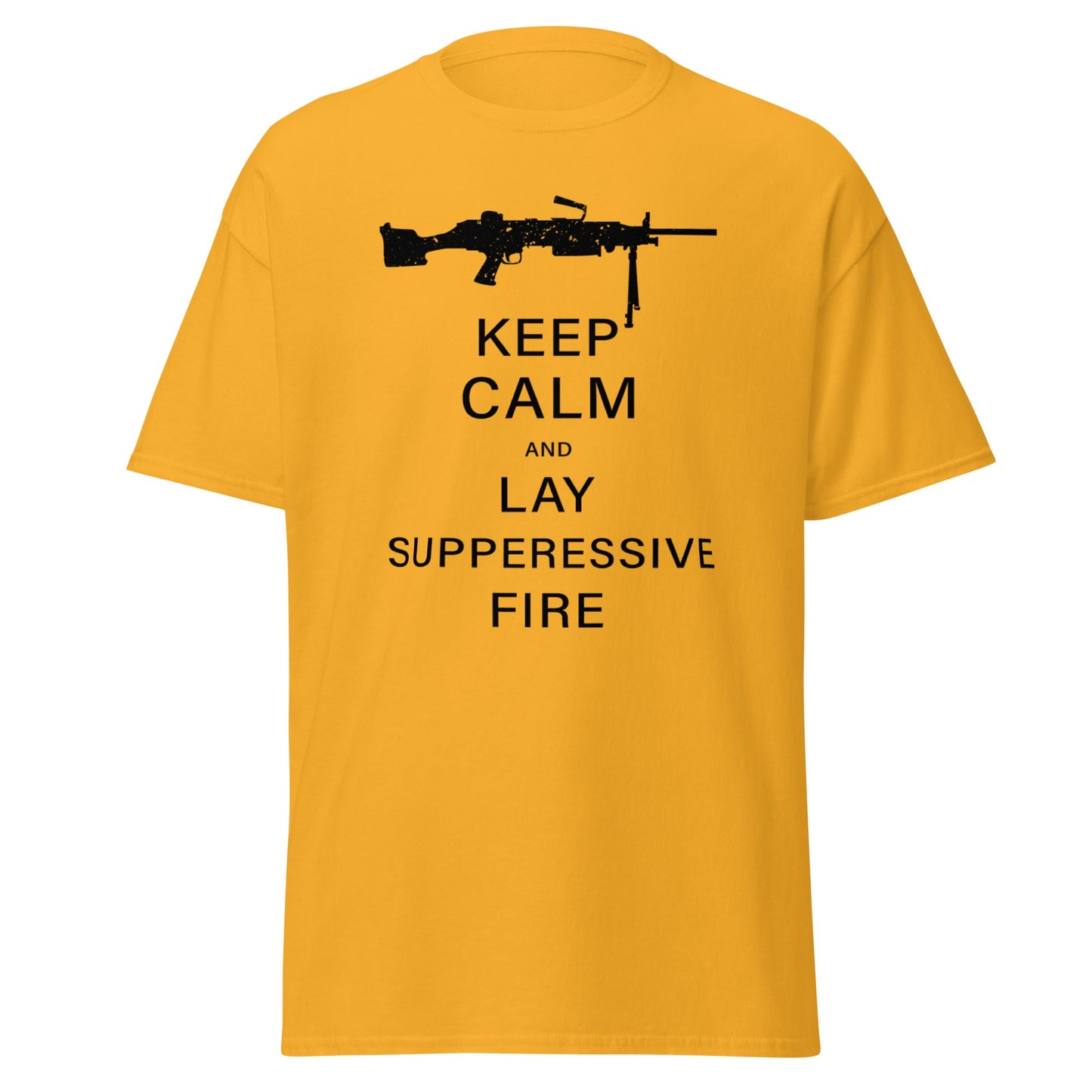 Liberty & Lead Apparel Gold / S Keep Calm - Men's Classic Tee