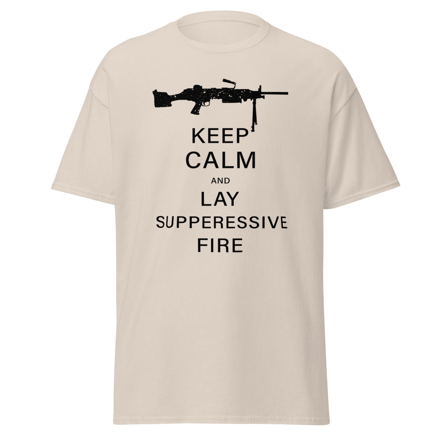 Liberty & Lead Apparel Natural / S Keep Calm - Men's Classic Tee