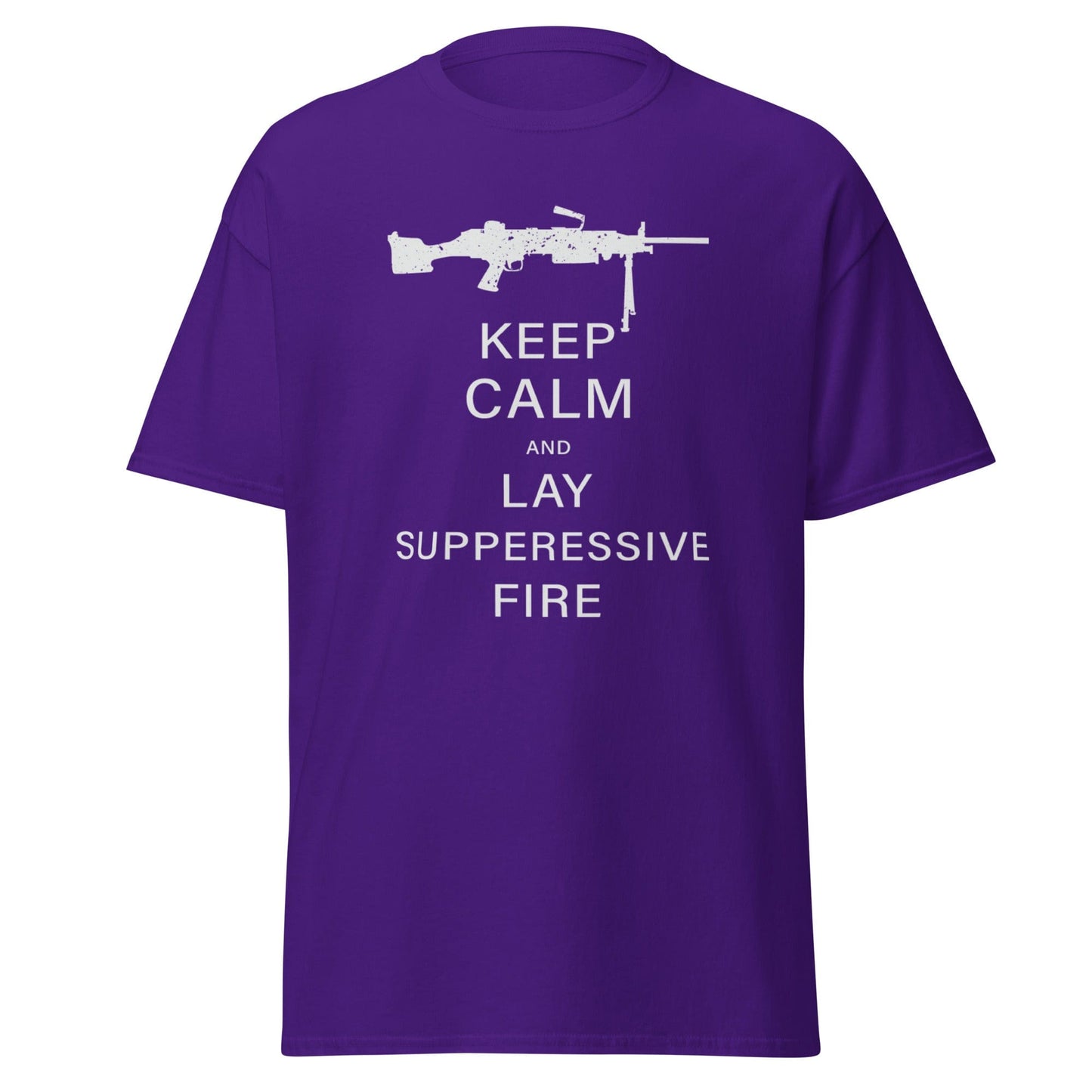 Liberty & Lead Apparel Purple / S Keep Calm - Men's Classic Tee