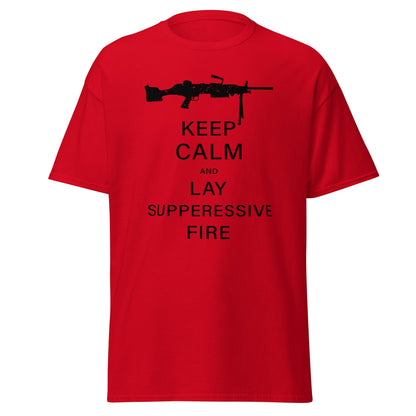 Liberty & Lead Apparel Red / S Keep Calm - Men's Classic Tee