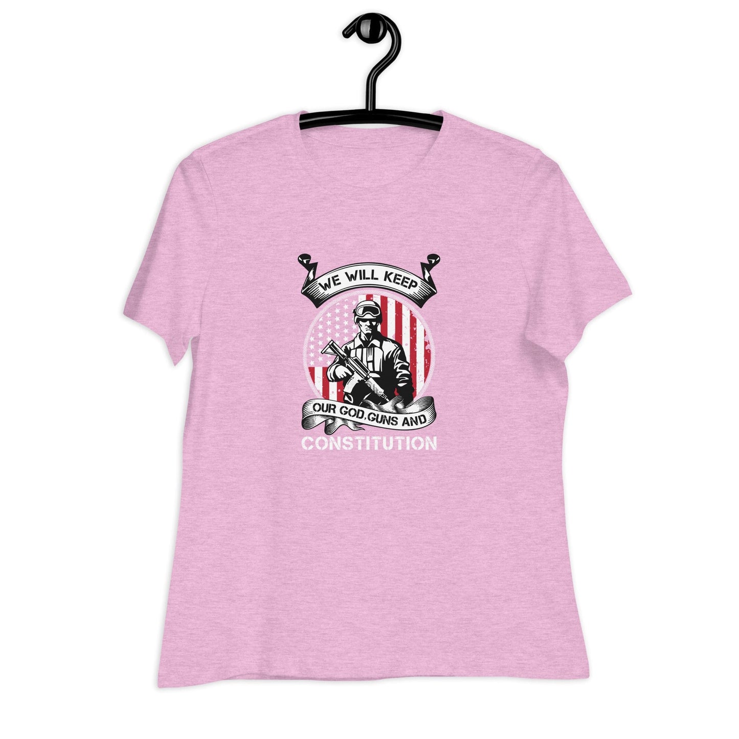 Liberty & Lead Apparel Keep Our Guns - Ladies Relaxed Tee