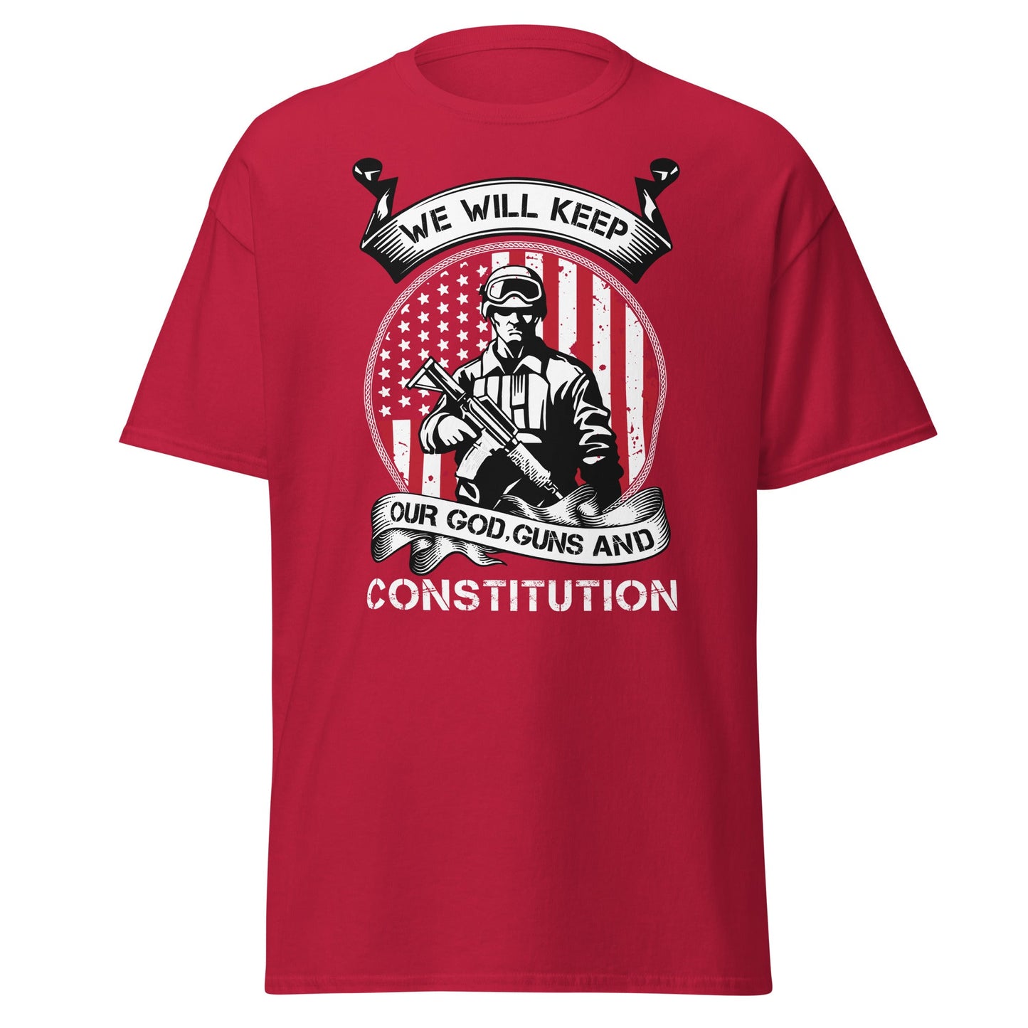 Liberty & Lead Apparel Cardinal / S Keep Our Guns - Men's Classic Tee