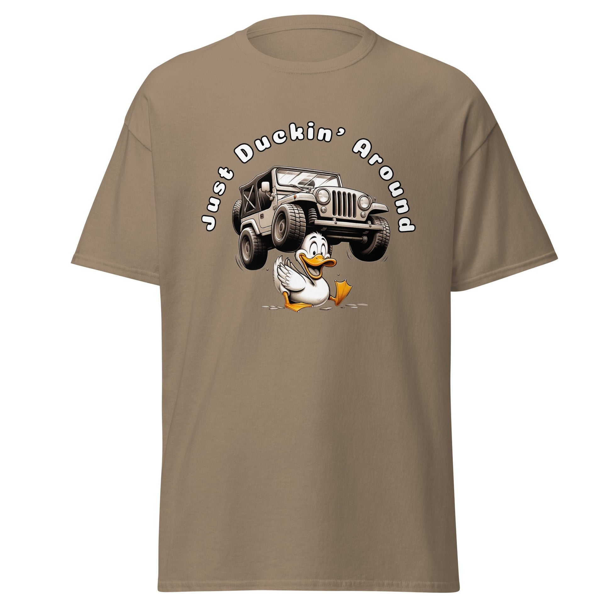 Liberty & Lead Apparel Brown Savana / S Liberty & Lead Apparel Just Duckin' Around Jeep Lovers Tee