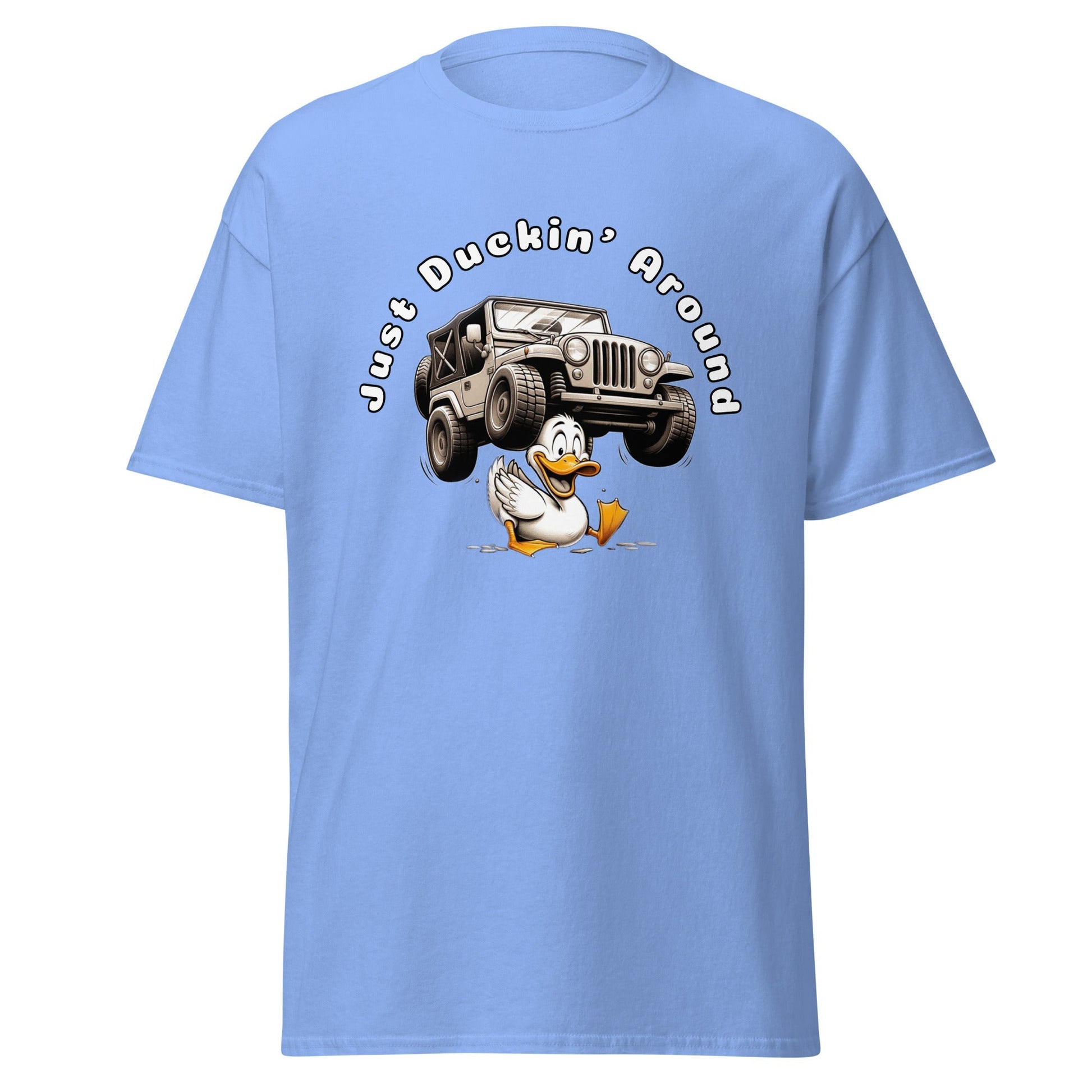 Liberty & Lead Apparel Carolina Blue / S Liberty & Lead Apparel Just Duckin' Around Jeep Lovers Tee