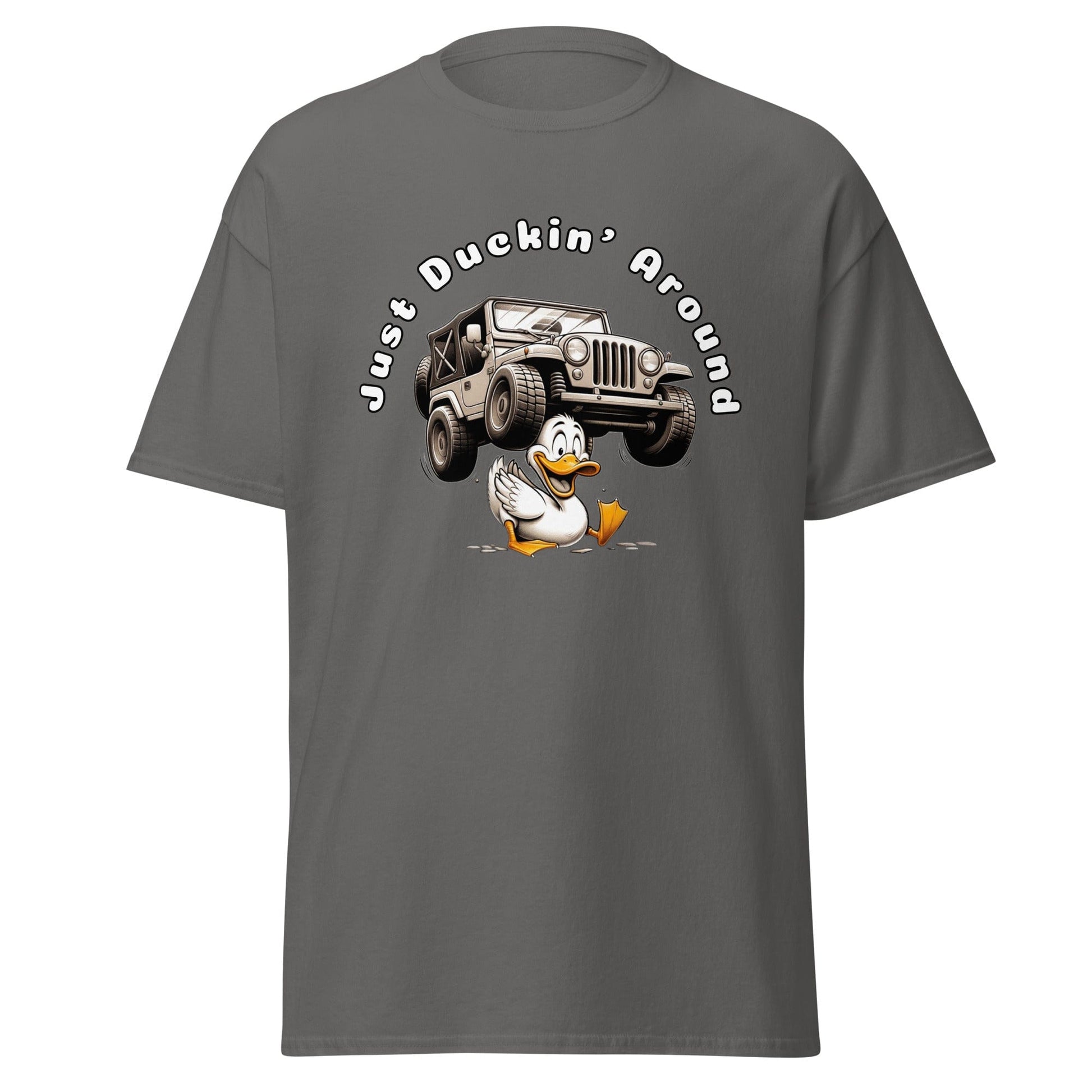 Liberty & Lead Apparel Charcoal / S Liberty & Lead Apparel Just Duckin' Around Jeep Lovers Tee