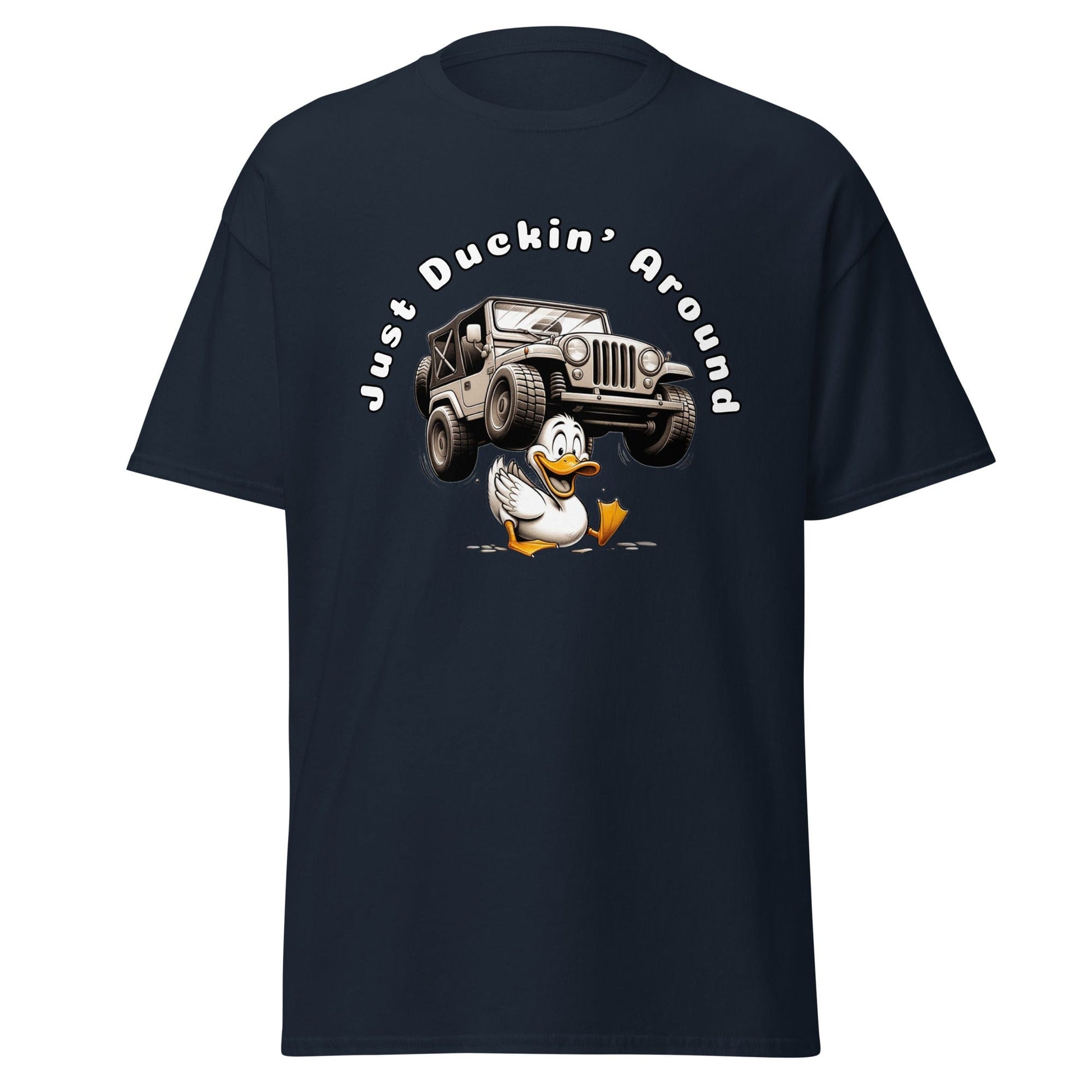 Liberty & Lead Apparel Navy / S Liberty & Lead Apparel Just Duckin' Around Jeep Lovers Tee