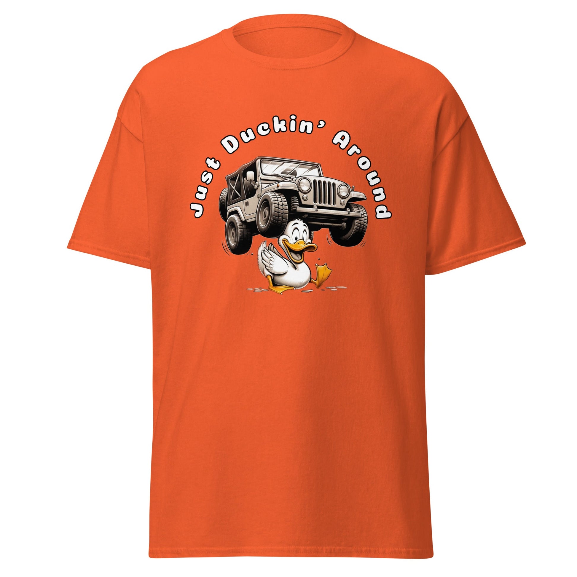 Liberty & Lead Apparel Orange / S Liberty & Lead Apparel Just Duckin' Around Jeep Lovers Tee