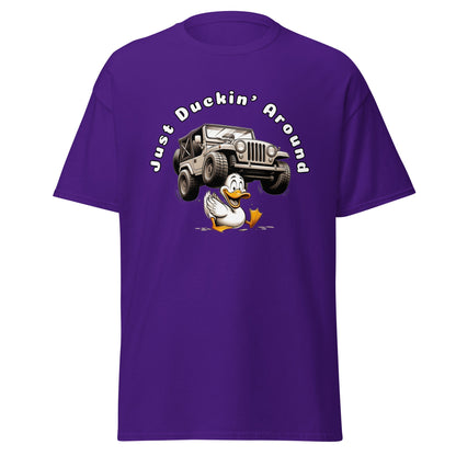 Liberty & Lead Apparel Purple / S Liberty & Lead Apparel Just Duckin' Around Jeep Lovers Tee