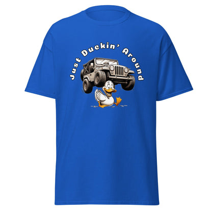 Liberty & Lead Apparel Royal / S Liberty & Lead Apparel Just Duckin' Around Jeep Lovers Tee