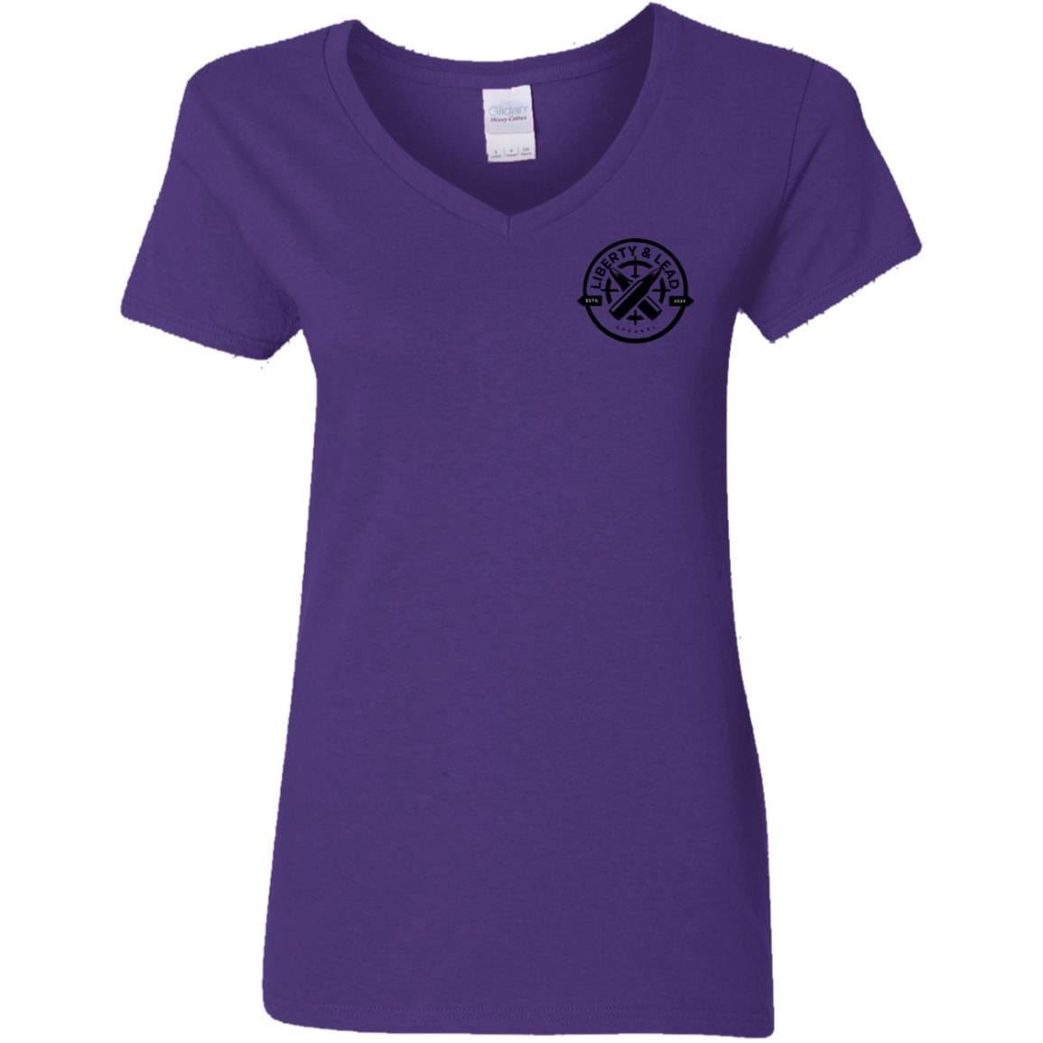 Liberty & Lead Apparel Apparel Purple / S Liberty & Lead Apparel Just Duckin' Around Jeep Lovers V-Neck Ladies Tee