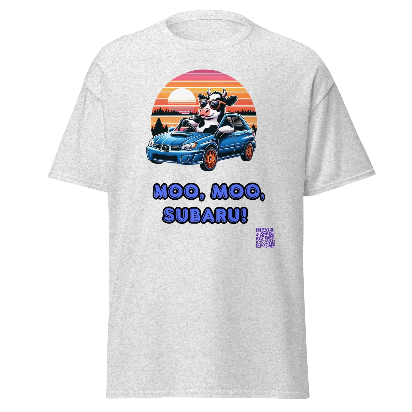 Liberty & Lead Apparel Apparel Ash / S Liberty & Lead Apparel Moo Moo Subaru Lover Men's Classic Tee