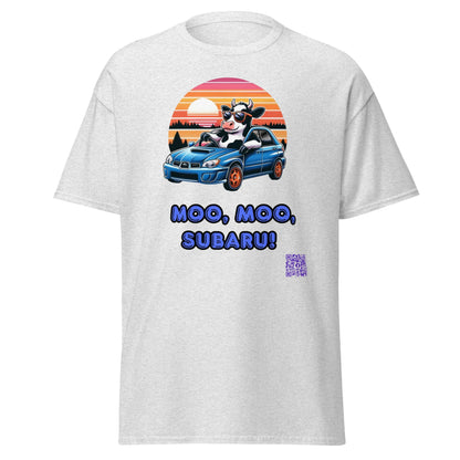 Liberty & Lead Apparel Apparel Ash / S Liberty & Lead Apparel Moo Moo Subaru Lover Men's Classic Tee