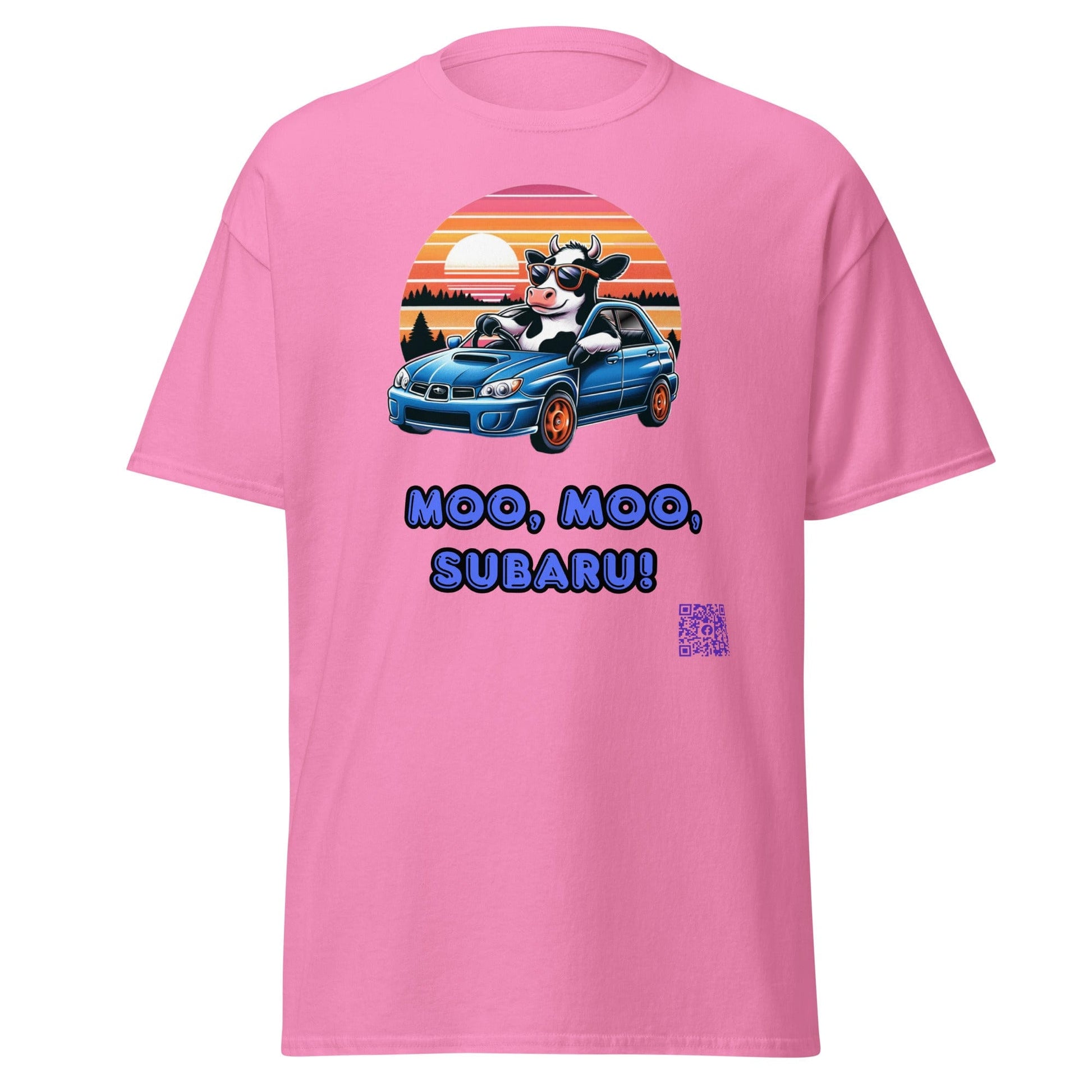 Liberty & Lead Apparel Apparel Azalea / S Liberty & Lead Apparel Moo Moo Subaru Lover Men's Classic Tee