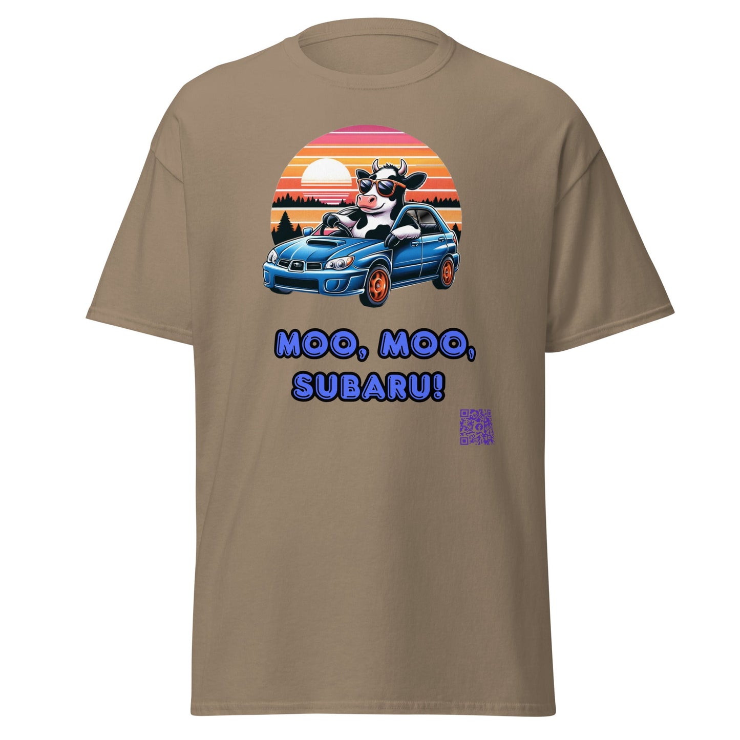 Liberty & Lead Apparel Apparel Brown Savana / S Liberty & Lead Apparel Moo Moo Subaru Lovers Men's Classic Tee