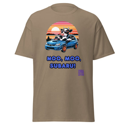 Liberty & Lead Apparel Apparel Brown Savana / S Liberty & Lead Apparel Moo Moo Subaru Lovers Men's Classic Tee