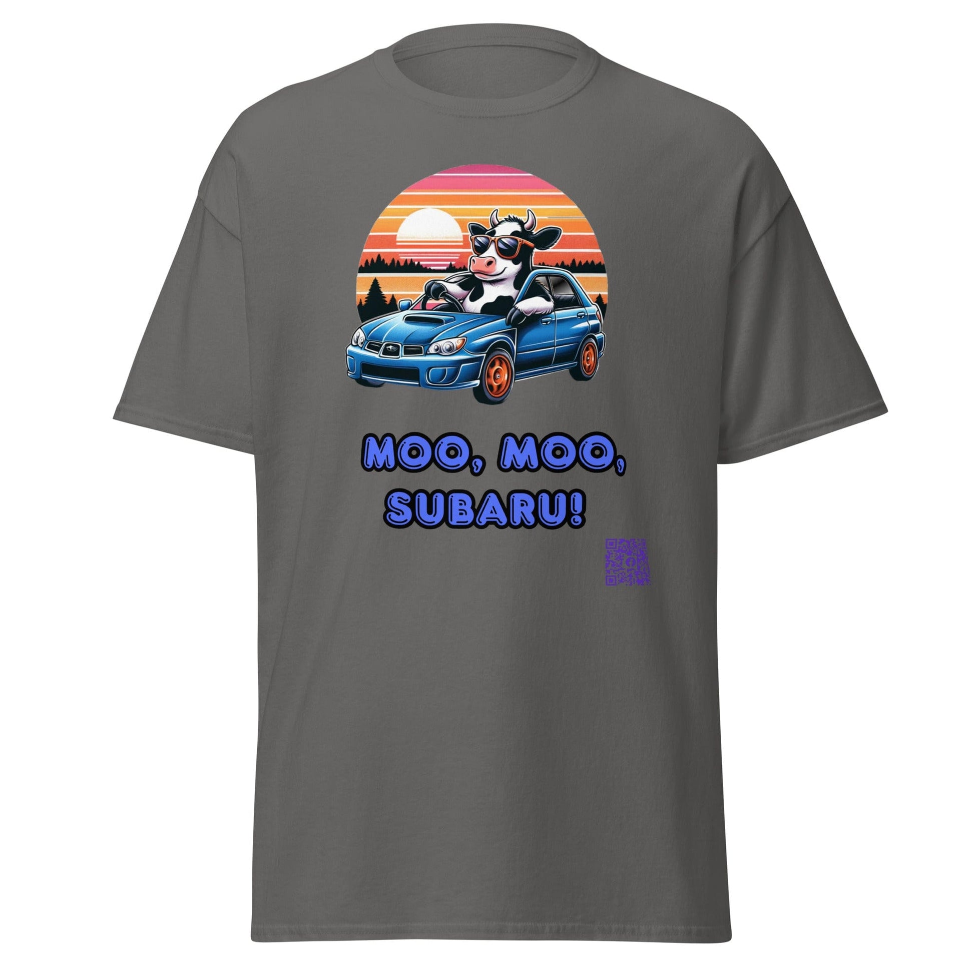 Liberty & Lead Apparel Apparel Charcoal / S Liberty & Lead Apparel Moo Moo Subaru Lovers Men's Classic Tee