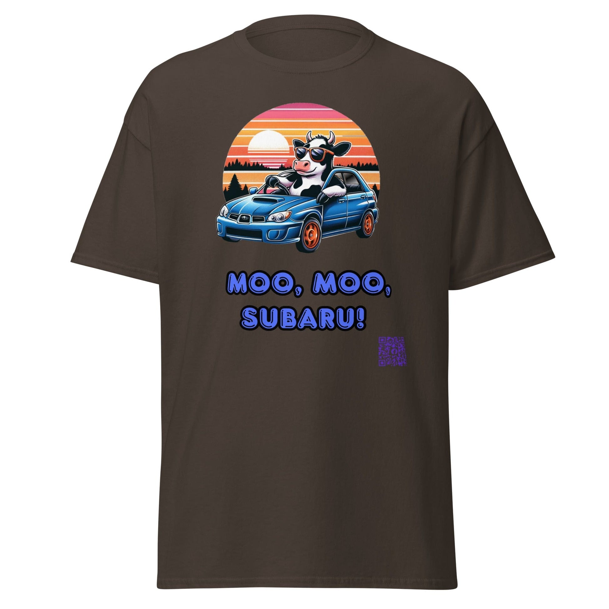 Liberty & Lead Apparel Apparel Dark Chocolate / S Liberty & Lead Apparel Moo Moo Subaru Lovers Men's Classic Tee