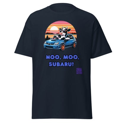 Liberty & Lead Apparel Apparel Navy / S Liberty & Lead Apparel Moo Moo Subaru Lovers Men's Classic Tee