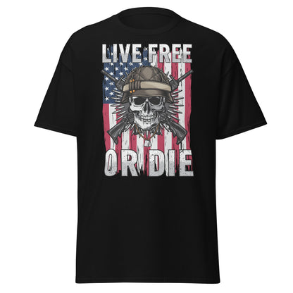 Liberty & Lead Apparel Black / S Live Free or Die - Men's Classic Tee