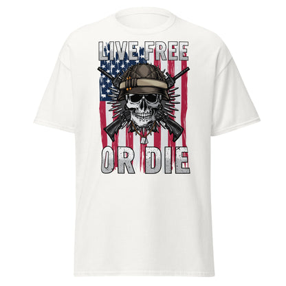 Liberty & Lead Apparel White / S Live Free or Die - Men's Classic Tee