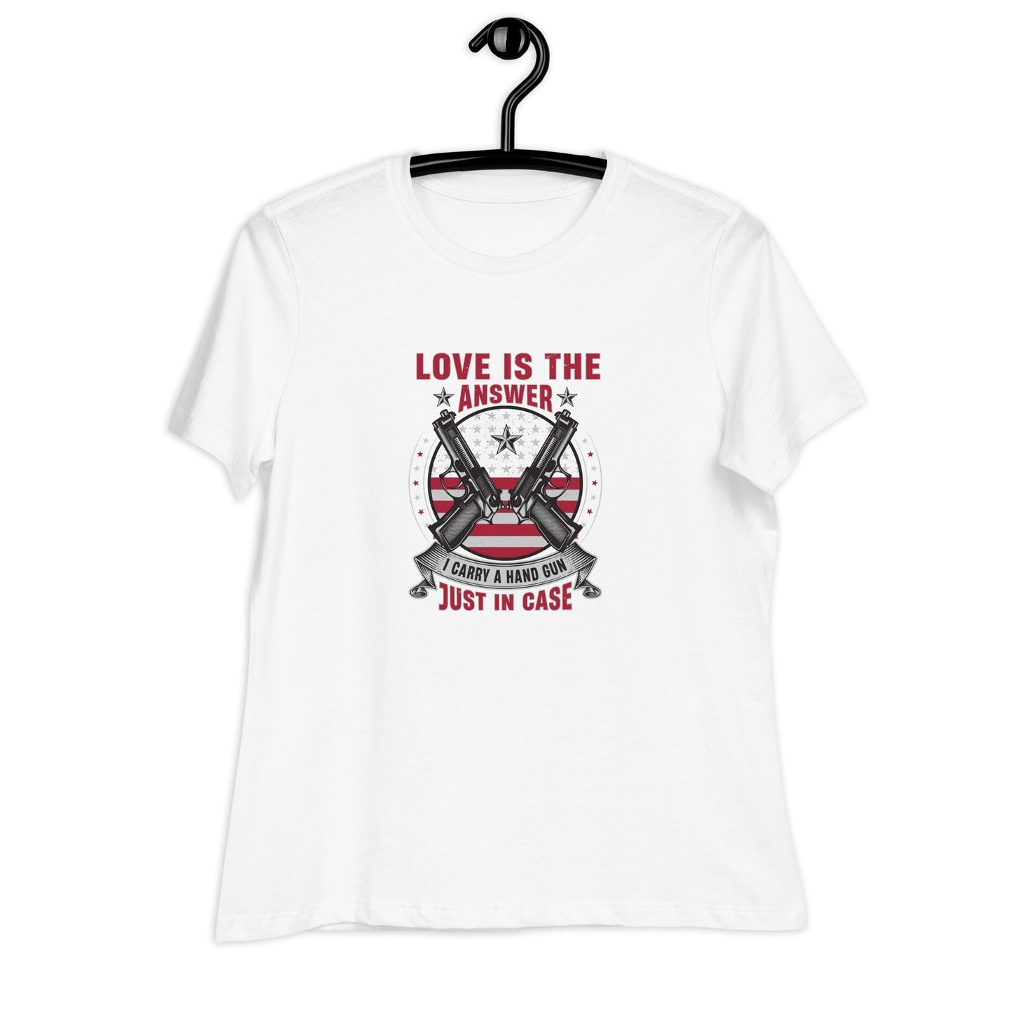 Liberty & Lead Apparel Love is The Answer - Ladies Relaxed Tee