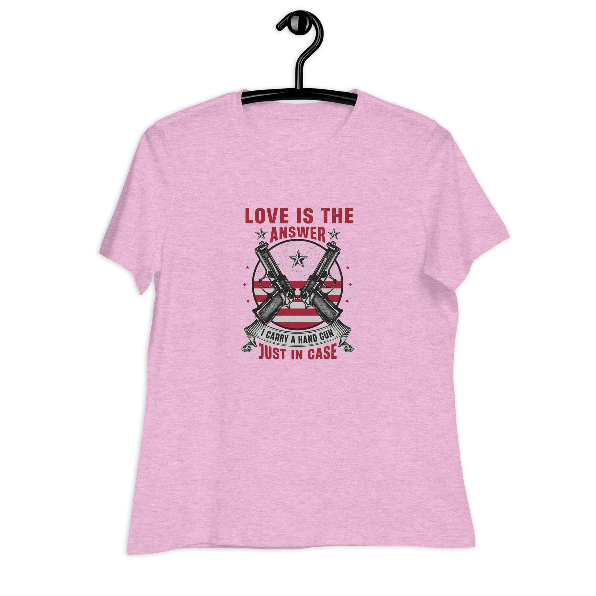 Liberty & Lead Apparel Love is The Answer - Ladies Relaxed Tee