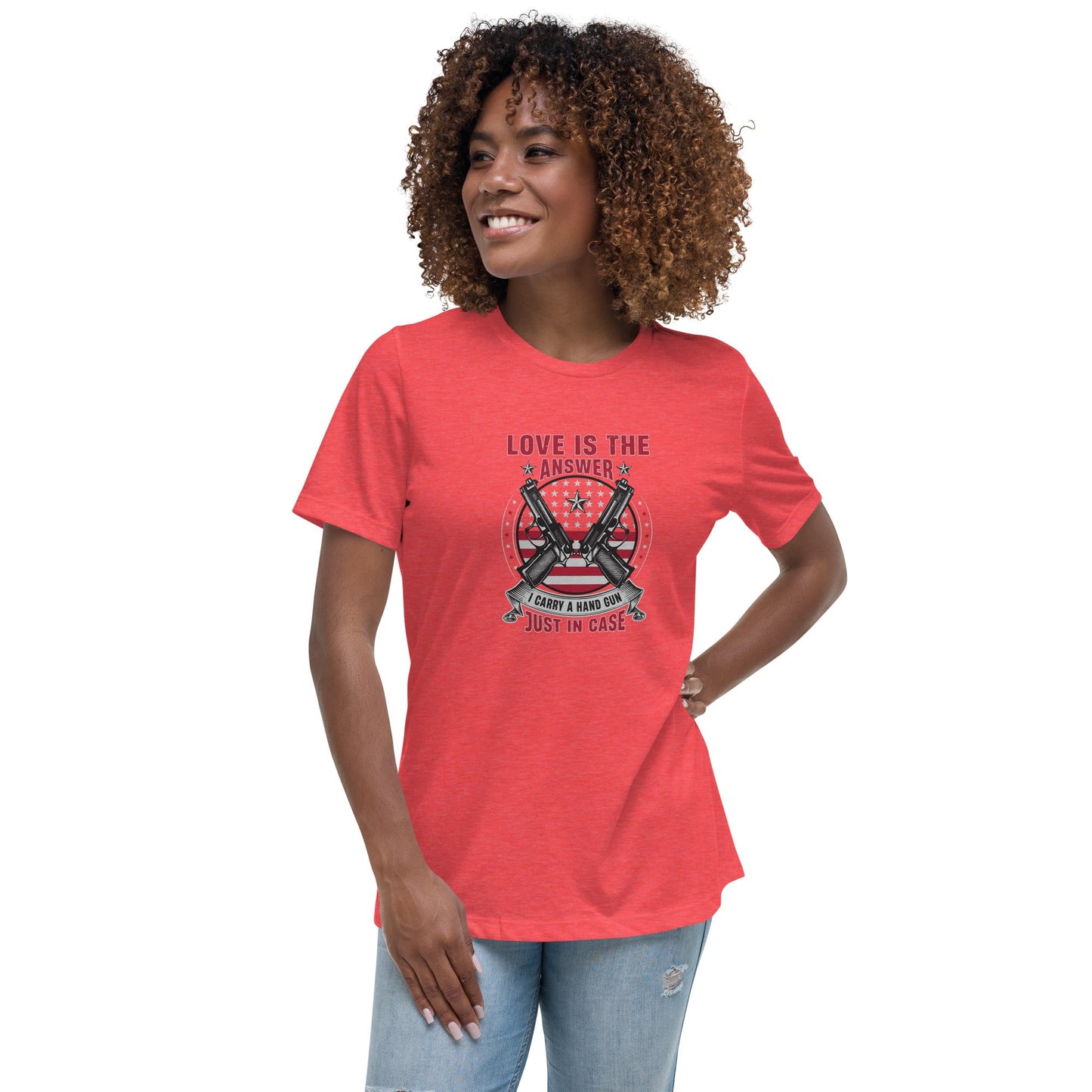 Liberty & Lead Apparel Heather Red / S Love is The Answer