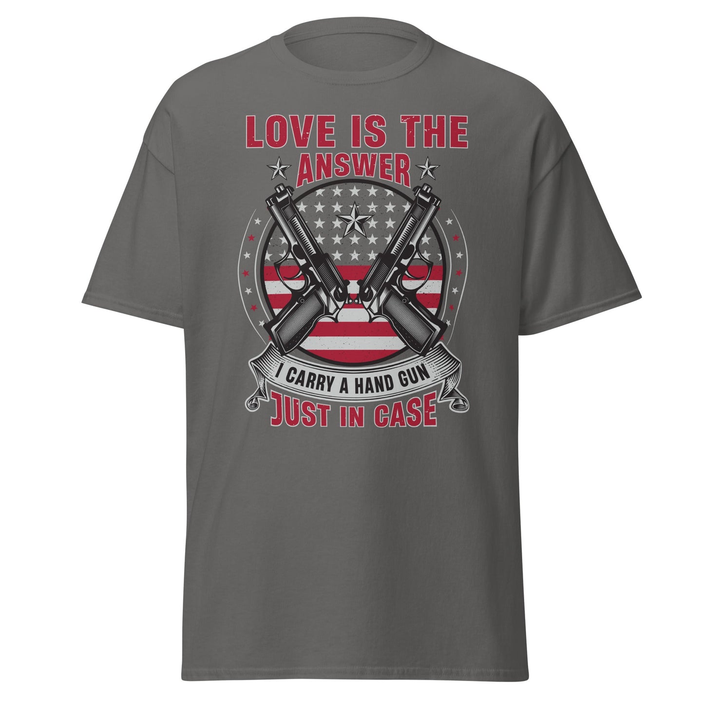 Liberty & Lead Apparel Charcoal / S Love is the Answer - Men's Classic Tee