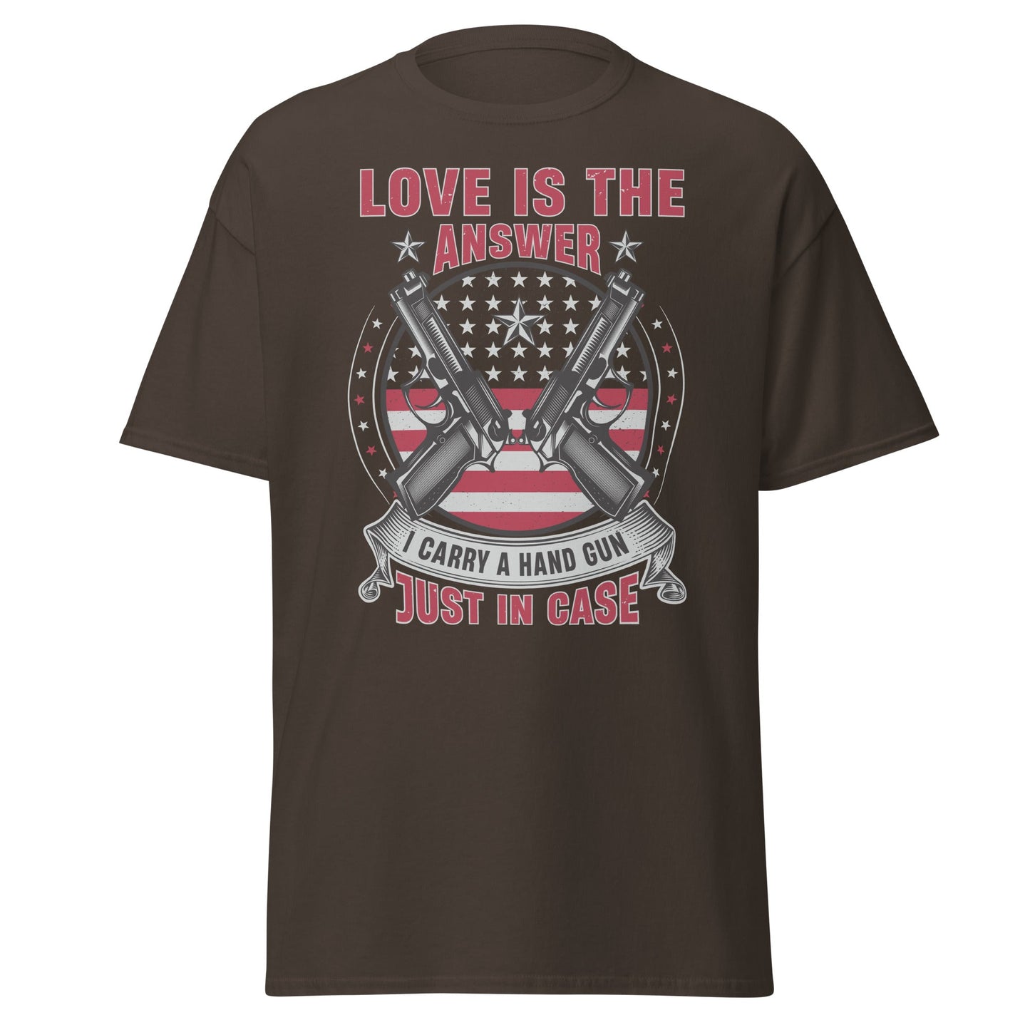 Liberty & Lead Apparel Dark Chocolate / S Love is the Answer - Men's Classic Tee